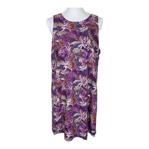 TOMMY BAHAMA tropical feel silk shift dress large (worn once)
